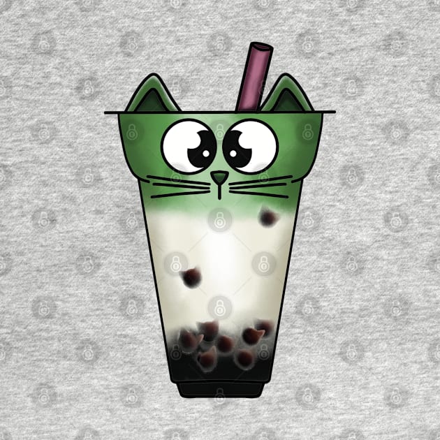 Boba Meow Tea by Nuffypuffy